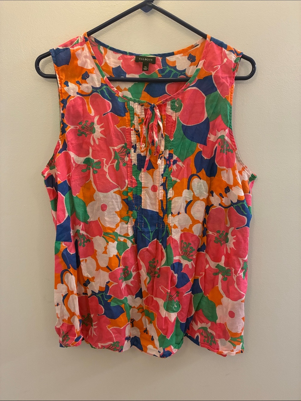 Talbots Floral Tank XL
